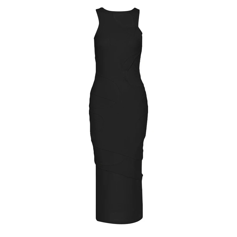 Midnight Partywear Women Sexy See-Through Contrast Patchwork Mini Dress Bodycon Sleeveless Streetwear
Midnight Partywear Women Sexy See-Through Contrast Patchwork Mini Dress Bodycon Sleeveless Streetwear