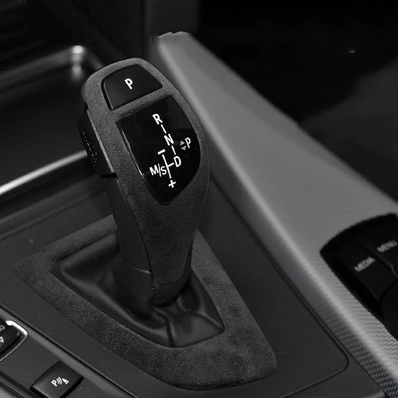 Alcantara Suede Car wrapping ABS Gear Shift Knob Cover Car Stickers and decals For BMW F30 F34 F20 F21 F10 F07 F15 F16 F25 F26
Alcantara Suede Car wrapping ABS Gear Shift Knob Cover Car Stickers and decals For BMW F30 F34 F20 F21 F10 F07 F15 F16 F25 F26