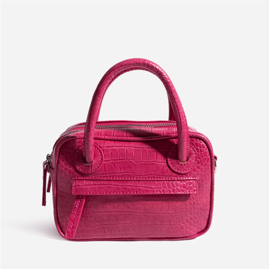 Retro Rose Red Small Square Bag Alligator 2021 New Quality PU Leather Women's Handbag Crocodile pattern Shoulder Messenger Bags
Retro Rose Red Small Square Bag Alligator 2021 New Quality PU Leather Women's Handbag Crocodile pattern Shoulder Messenger Bags
