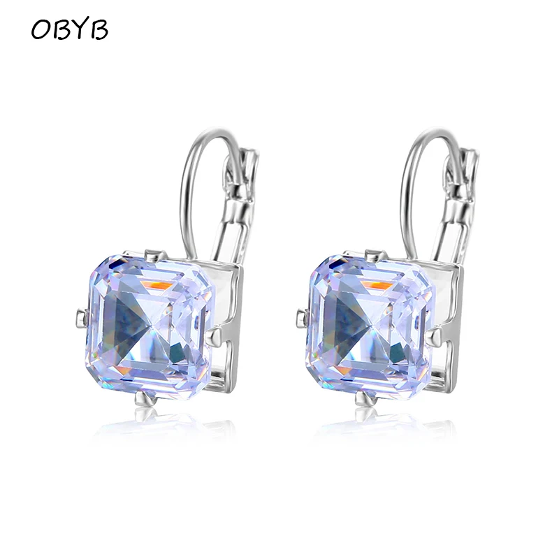 OBYB New Trendy Square Shape Drop Earrings Brilliant Bridal Engagement Wedding Jewelry Elegant Female Dangle Earring Fine Gift
OBYB New Trendy Square Shape Drop Earrings Brilliant Bridal Engagement Wedding Jewelry Elegant Female Dangle Earring Fine Gift