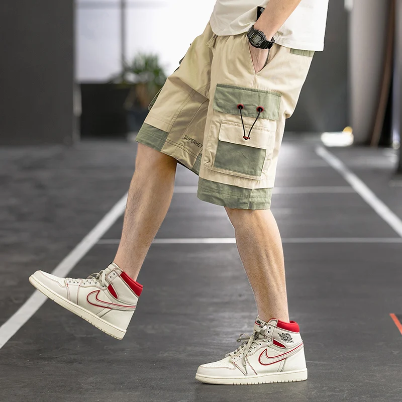 2022 Streetwear Summer Cargo Shorts Men Cotton Casual Pockets bermuda Male Shorts Ribbons Hip Hop Beach Men's Shorts
2022 Streetwear Summer Cargo Shorts Men Cotton Casual Pockets bermuda Male Shorts Ribbons Hip Hop Beach Men's Shorts