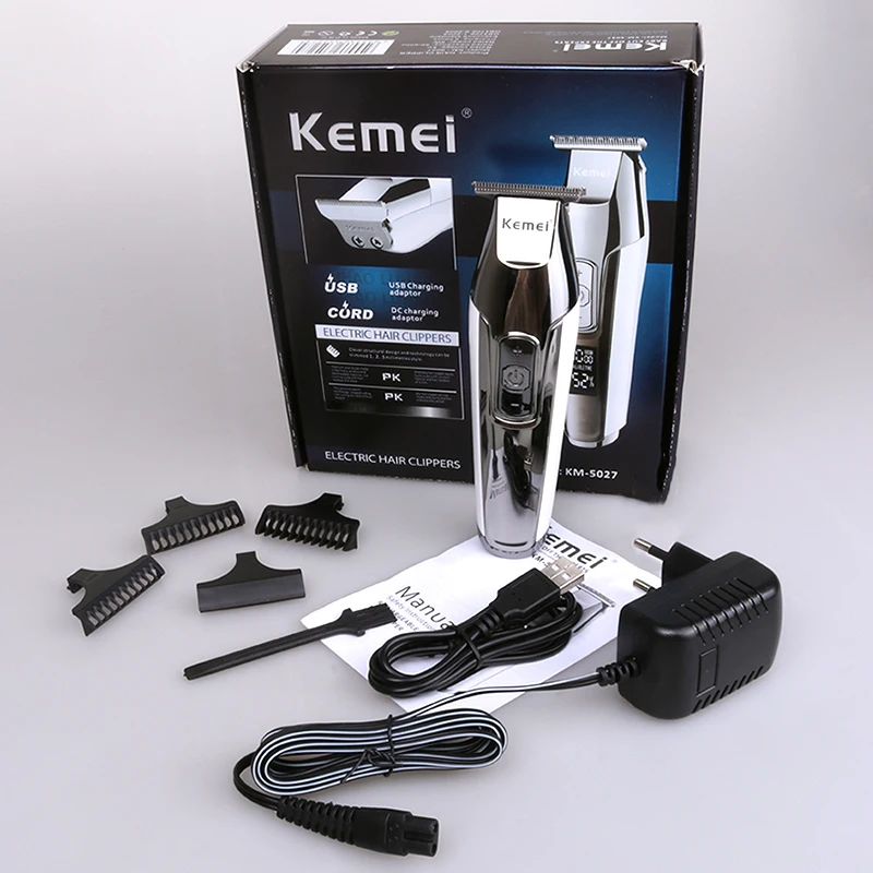 Kemei Barber Professional Hair Clipper LCD Display 0mm Baldheaded Beard Hair Trimmer for Men Electric Hair Cutting Machine
Kemei Barber Professional Hair Clipper LCD Display 0mm Baldheaded Beard Hair Trimmer for Men Electric Hair Cutting Machine