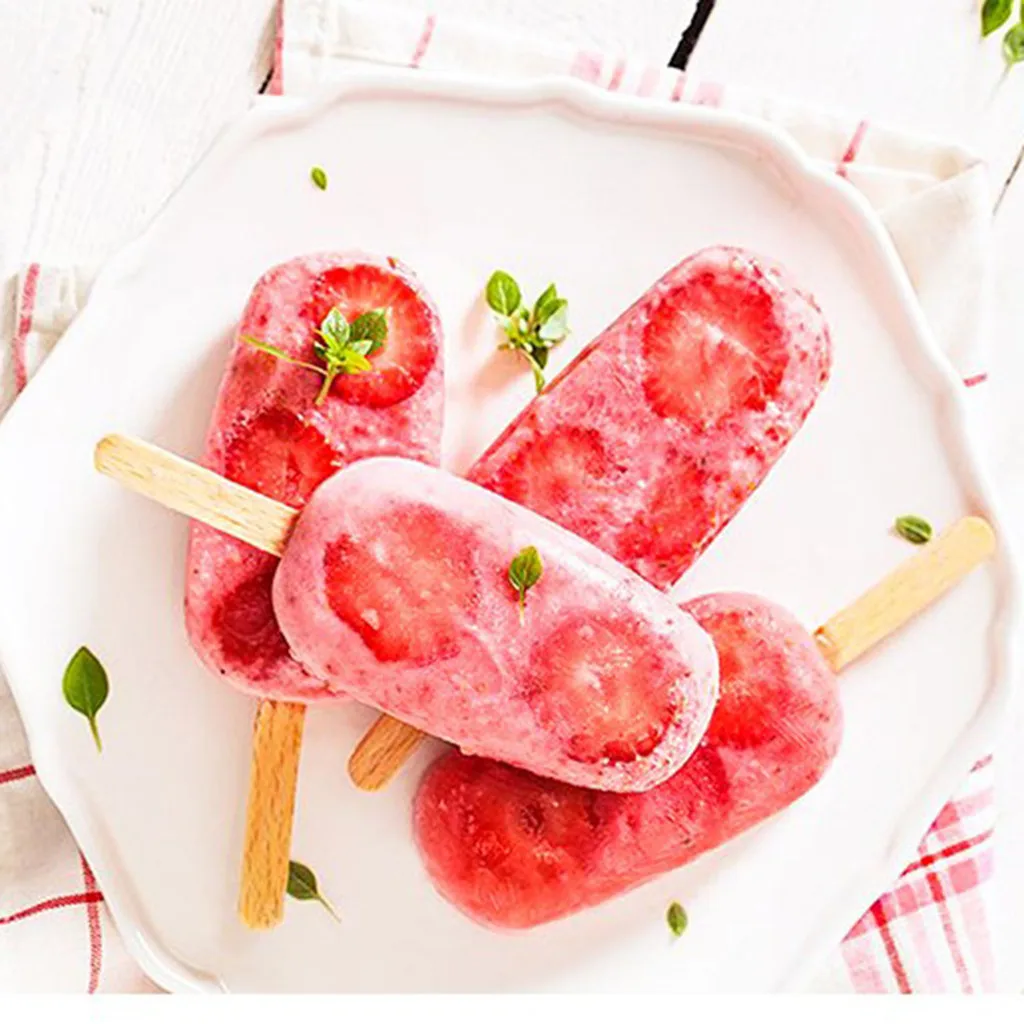 8 Cell Big Size Silicone Ice Cream Mold Popsicle Molds DIY Homemade Dessert Freezer Fruit Juice Ice Maker Mould With 10PC Sticks
8 Cell Big Size Silicone Ice Cream Mold Popsicle Molds DIY Homemade Dessert Freezer Fruit Juice Ice Maker Mould With 10PC Sticks