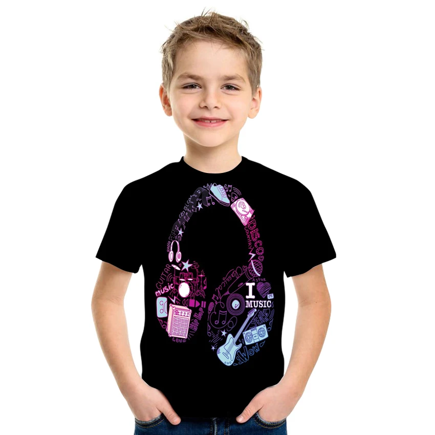 2021 New Product Best-Selling 4T-14T Summer Boy Or Girl T-Shirt 3D Music Pattern Printing Short Sleeve
2021 New Product Best-Selling 4T-14T Summer Boy Or Girl T-Shirt 3D Music Pattern Printing Short Sleeve