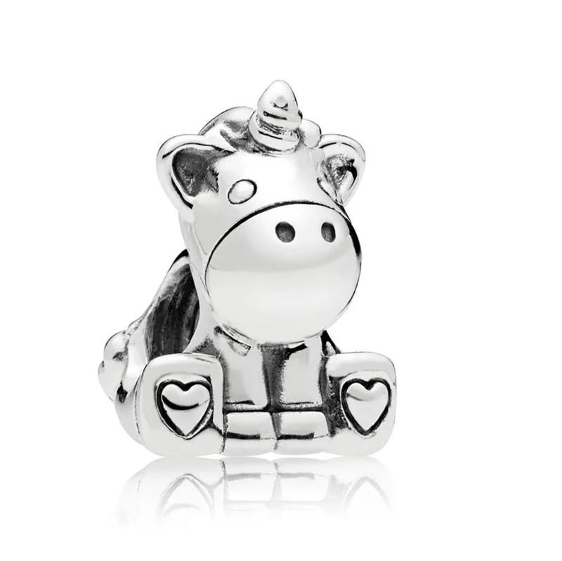 Lorena Genuine 925 sterling silver Cute unicorn little monster charm fit original bracelet DIY Jewelry
Lorena Genuine 925 sterling silver Cute unicorn little monster charm fit original bracelet DIY Jewelry