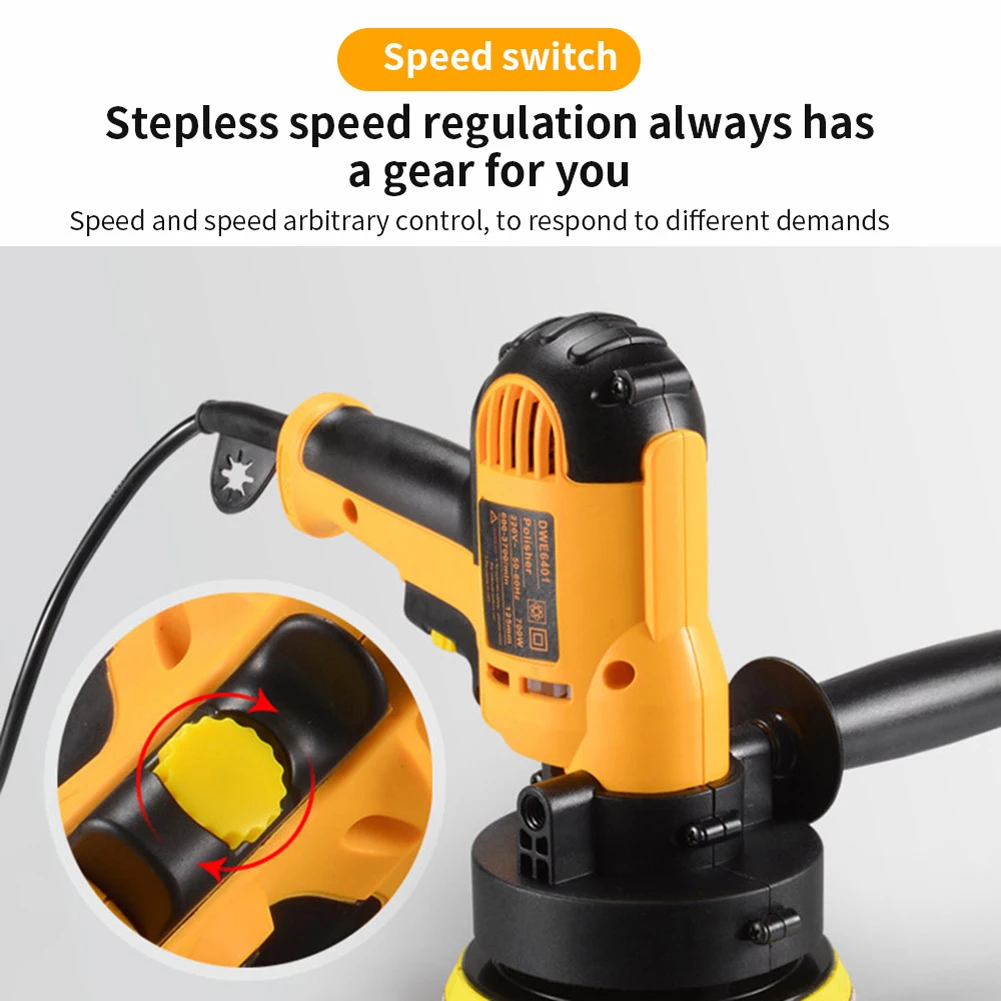 700W Car Polisher Grinder Mini Polishing Machine Auto Sanding Machine Orbit Variable Speed Waxing Polisher Power Tools
700W Car Polisher Grinder Mini Polishing Machine Auto Sanding Machine Orbit Variable Speed Waxing Polisher Power Tools