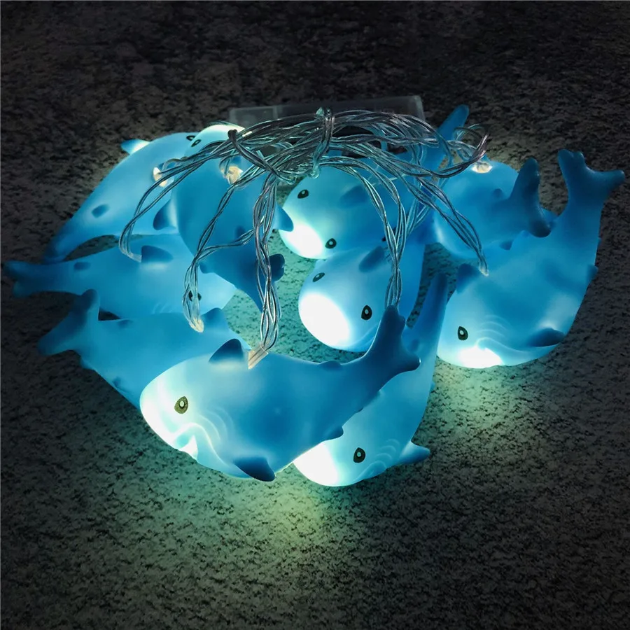 3M 20 Leds string light USB or Battery powered Shark Led Night Light Kids Room Foyer Window Decoration
3M 20 Leds string light USB or Battery powered Shark Led Night Light Kids Room Foyer Window Decoration