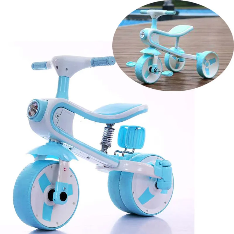 2 In 1 Children's Three Wheels Tricycle Bike Kids Bicycle Balance Bike Ride on Toys Kids' Tricycle with Light Music Baby Trike
2 In 1 Children's Three Wheels Tricycle Bike Kids Bicycle Balance Bike Ride on Toys Kids' Tricycle with Light Music Baby Trike