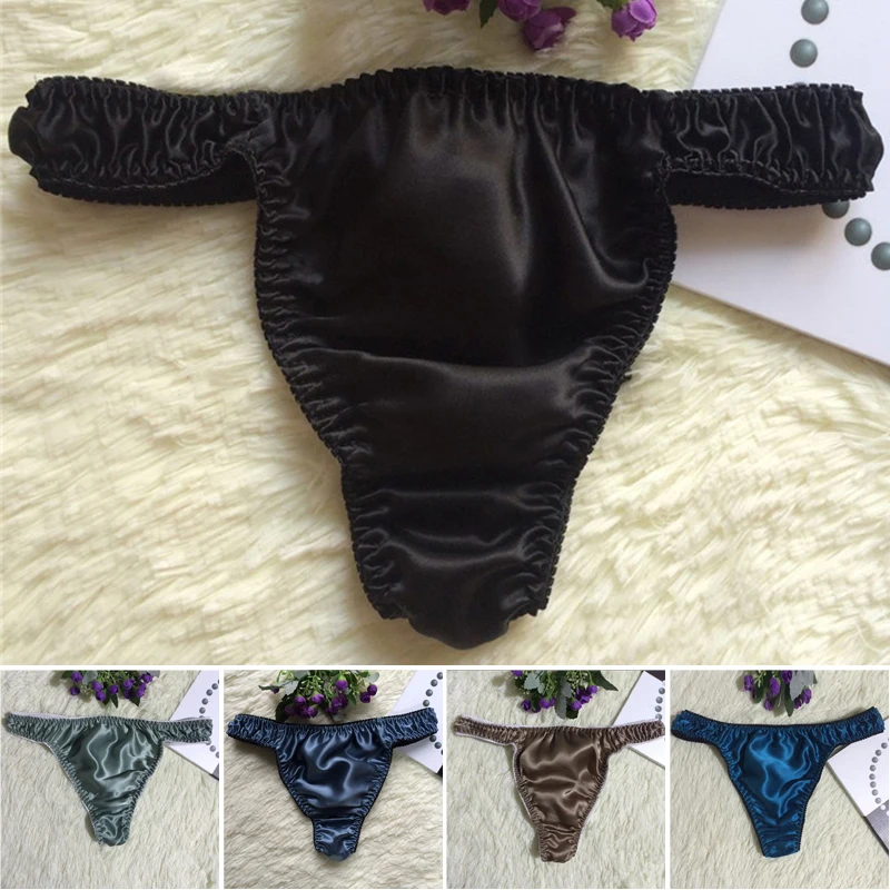 1PCS Men Sexy Breathable Thong Sissy String Underwear Men's Panties Silk Tanga Gay Wear Jockstrap 5 Colors
1PCS Men Sexy Breathable Thong Sissy String Underwear Men's Panties Silk Tanga Gay Wear Jockstrap 5 Colors