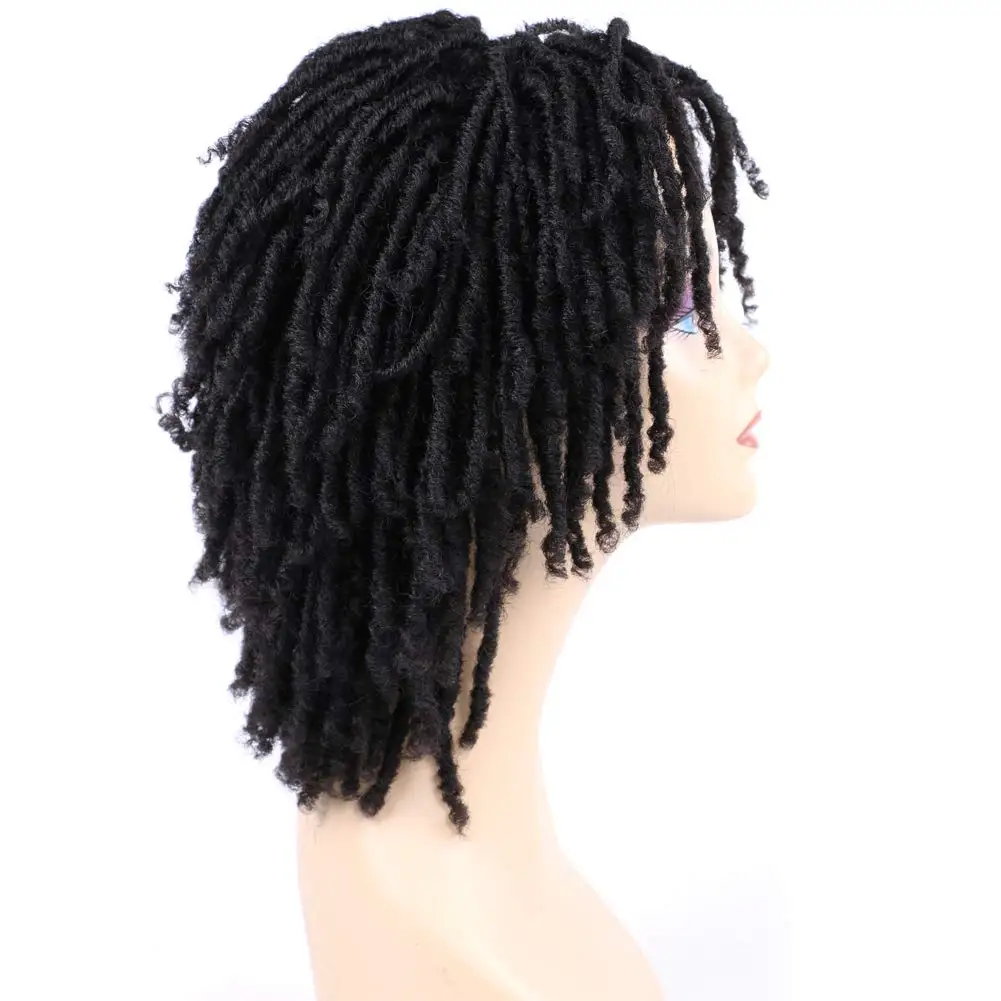 Braided Wigs for Black Women Afro Short Curly Wigs Synthetic Wigs Looking Twist Braided Wig Dreadlock Wig
Braided Wigs for Black Women Afro Short Curly Wigs Synthetic Wigs Looking Twist Braided Wig Dreadlock Wig