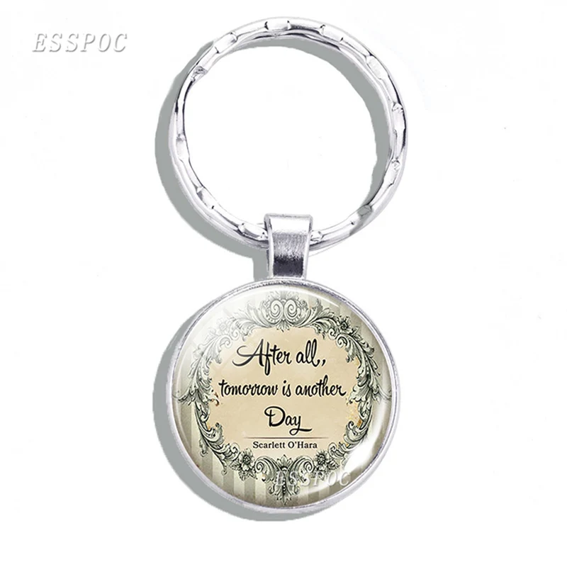 Vintage Quotes Key Chains After All Tomorrow Is Another Day Glass Cabochon Keychain Good Luck Pendant Keyring
Vintage Quotes Key Chains After All Tomorrow Is Another Day Glass Cabochon Keychain Good Luck Pendant Keyring