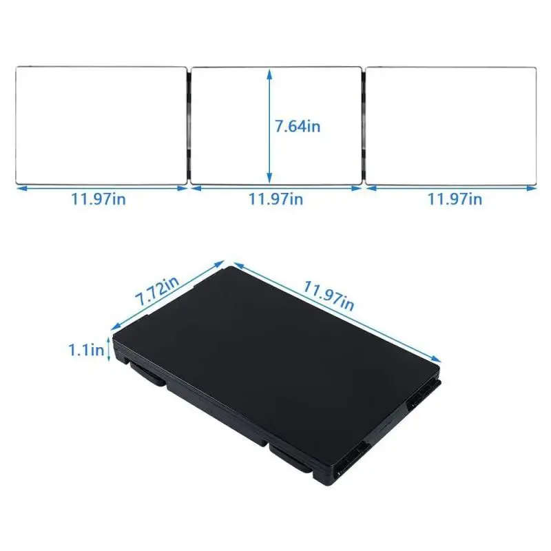 3 Way Mirror Trifold Mirror for Self Hair Cutting and Styling DIY Haircut Tool Hanging Gimmick Illusions Tricks Accessories
3 Way Mirror Trifold Mirror for Self Hair Cutting and Styling DIY Haircut Tool Hanging Gimmick Illusions Tricks Accessories