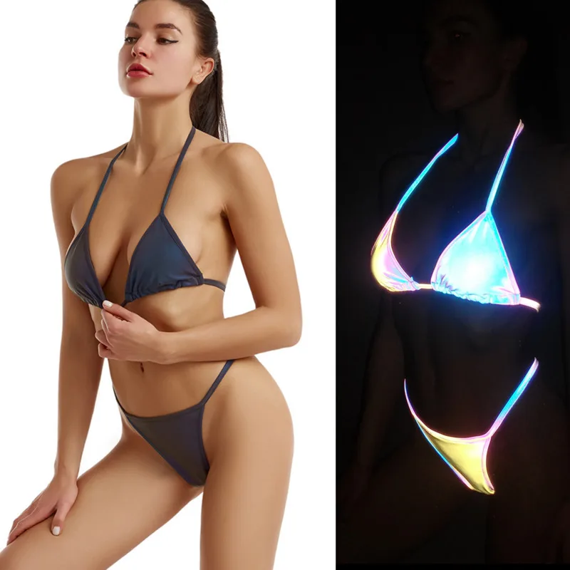 2021 New Women Swimsuit Sexy Reflective Bikinis Mujer Tanga Party Bathing Swim Suit Push Up Two Piece Swimwear Beach Dress Maio
2021 New Women Swimsuit Sexy Reflective Bikinis Mujer Tanga Party Bathing Swim Suit Push Up Two Piece Swimwear Beach Dress Maio