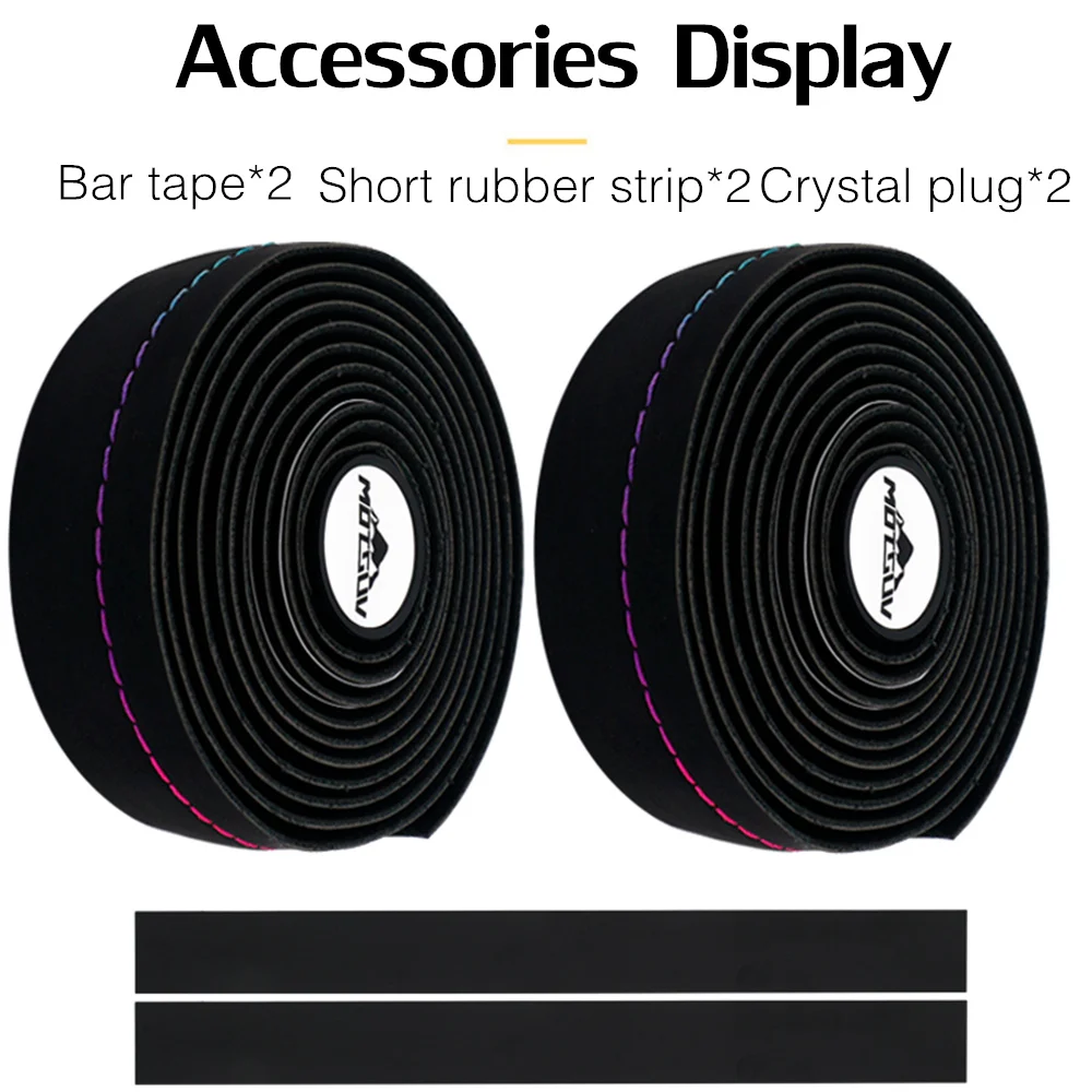 MOTSUV Road Bike Bar Handlebar Tapes Outer Layer Suede PU Inner Layer EVA Anti-Vibratio Hand Stitching Process Bicycle Bar Tape
MOTSUV Road Bike Bar Handlebar Tapes Outer Layer Suede PU Inner Layer EVA Anti-Vibratio Hand Stitching Process Bicycle Bar Tape