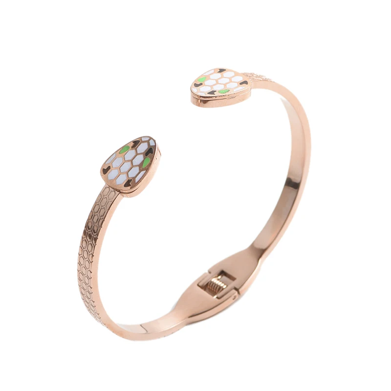 New Fashion Snake Bracelet Bangle Women Simple Personality Titanium Steel Bracelet Rose Gold Bracelet Jewelry Female Gift
New Fashion Snake Bracelet Bangle Women Simple Personality Titanium Steel Bracelet Rose Gold Bracelet Jewelry Female Gift