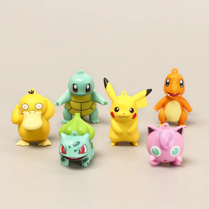 6Pcs/Set POKEMON Charmander Cleffa Pikachu Bulbasaur Squirtle Psyduck Pocket Monster Poké Model Action Figure One Piece Toy
6Pcs/Set POKEMON Charmander Cleffa Pikachu Bulbasaur Squirtle Psyduck Pocket Monster Poké Model Action Figure One Piece Toy
