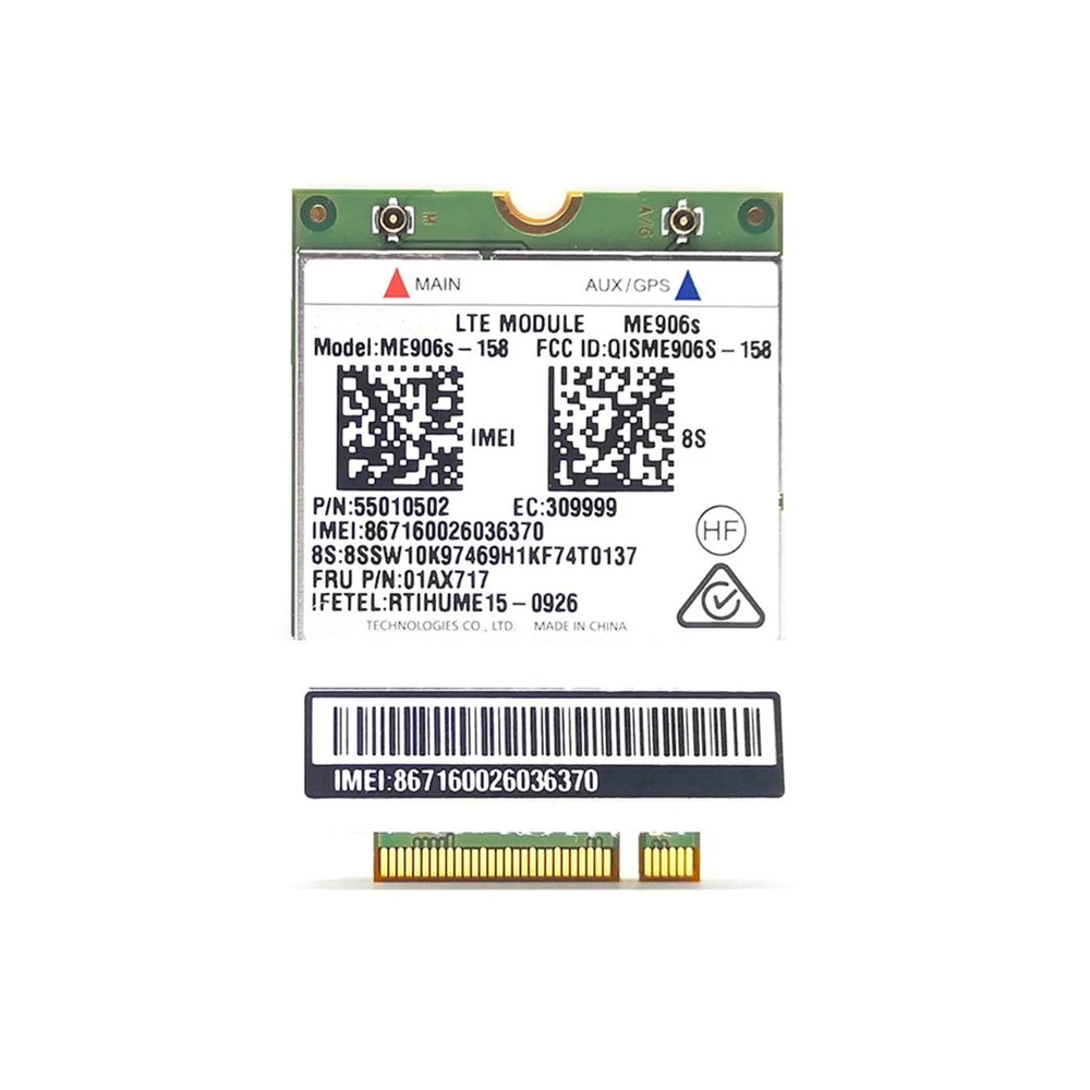 Suitable For Lenovo X260 T460 T560 X1C L560 P50 ME906S-158 module 01AX717 00JT4914G O0E8
Suitable For Lenovo X260 T460 T560 X1C L560 P50 ME906S-158 module 01AX717 00JT4914G O0E8
