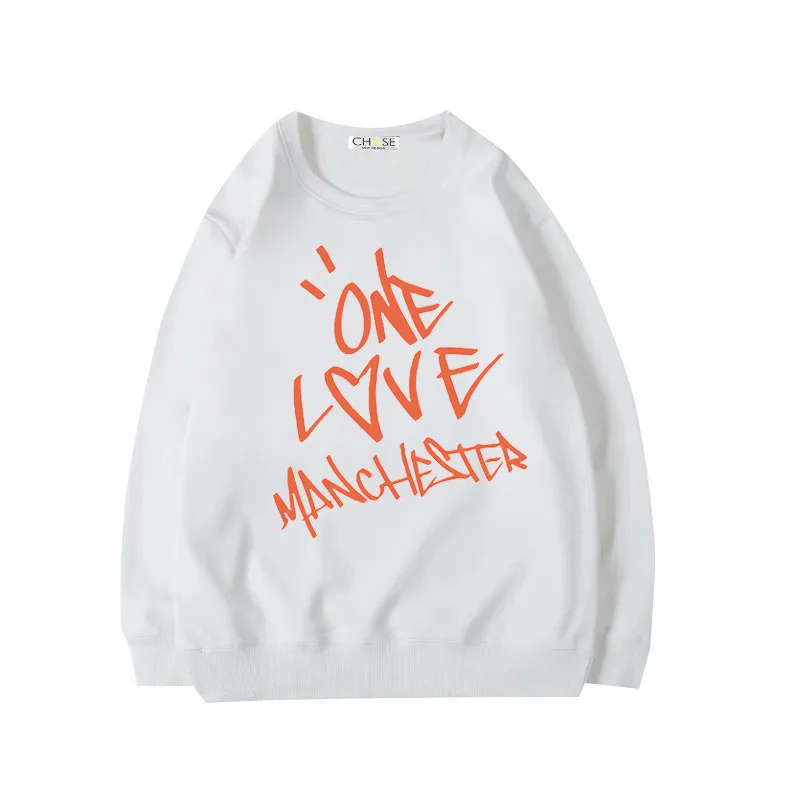 Пуловер женский с принтом One Love XL Осень-зима | Женская одежда