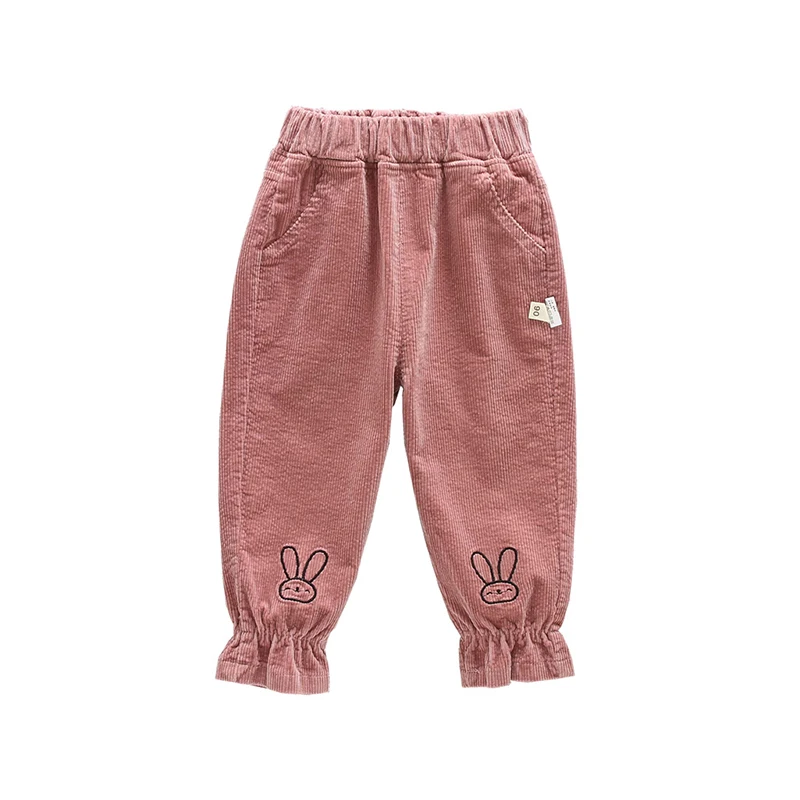 Girls Cute Rabbit Pattern Pants Spring Autumn Corduroy Trousers for Kids Children
Girls Cute Rabbit Pattern Pants Spring Autumn Corduroy Trousers for Kids Children