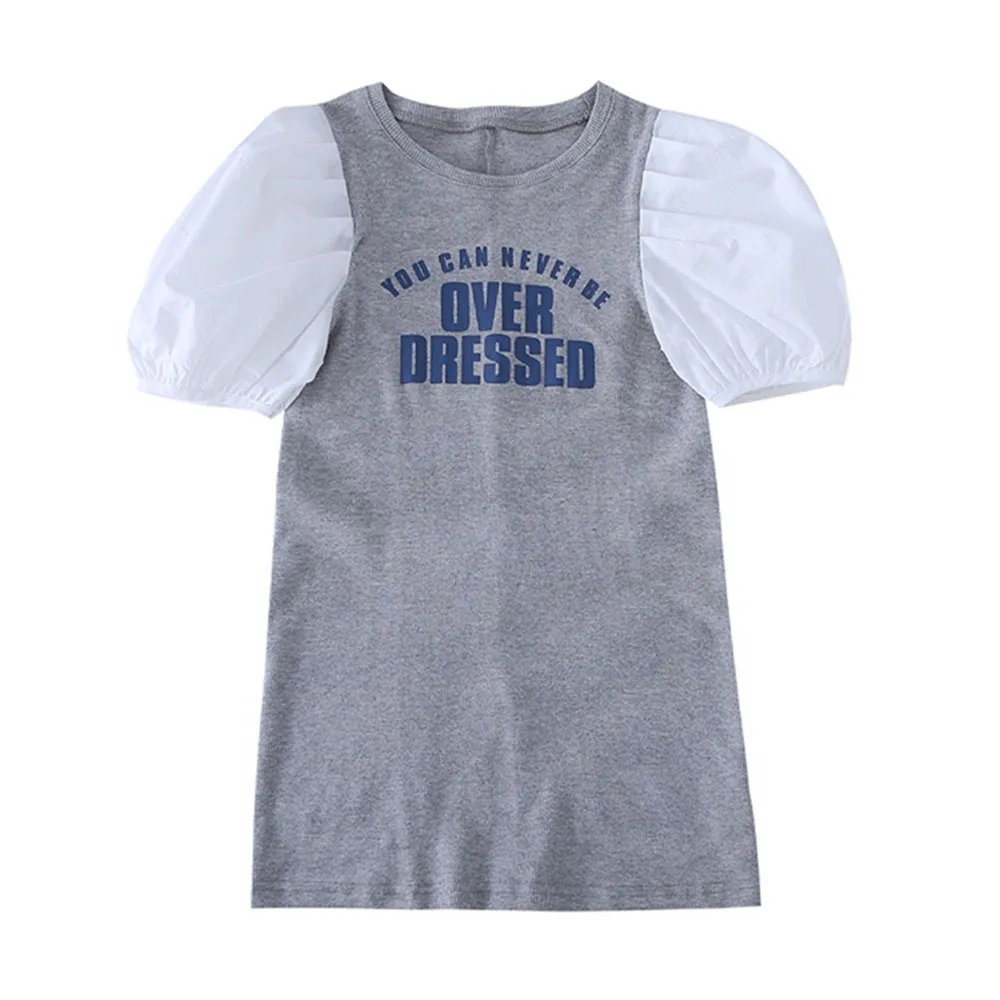 Hollead Kids Girls Casual Dresses Japanese Korean Puff Sleeve Letter Print Dress 1-8 Years Summer Children Slim Elegant Costume
Hollead Kids Girls Casual Dresses Japanese Korean Puff Sleeve Letter Print Dress 1-8 Years Summer Children Slim Elegant Costume