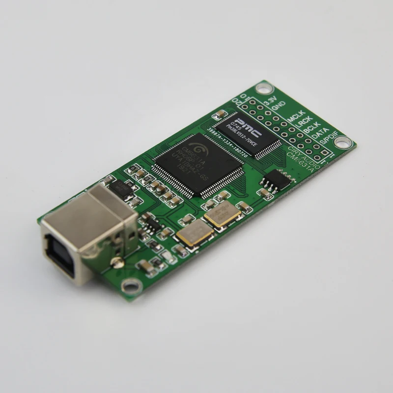 CM6631A USB к I2S цифровой интерфейс асинхронный usb карта аудио модуль 384 кГц для DAC ak4497