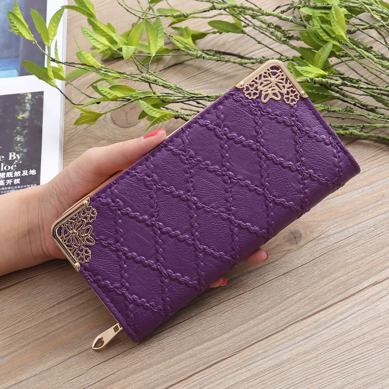 2021 New Style Korean Fashion Wallet Ladies Long Zipper Purse Embossed Rhomboid Multi-card Holder Pu Female Clutch Wholesale
2021 New Style Korean Fashion Wallet Ladies Long Zipper Purse Embossed Rhomboid Multi-card Holder Pu Female Clutch Wholesale