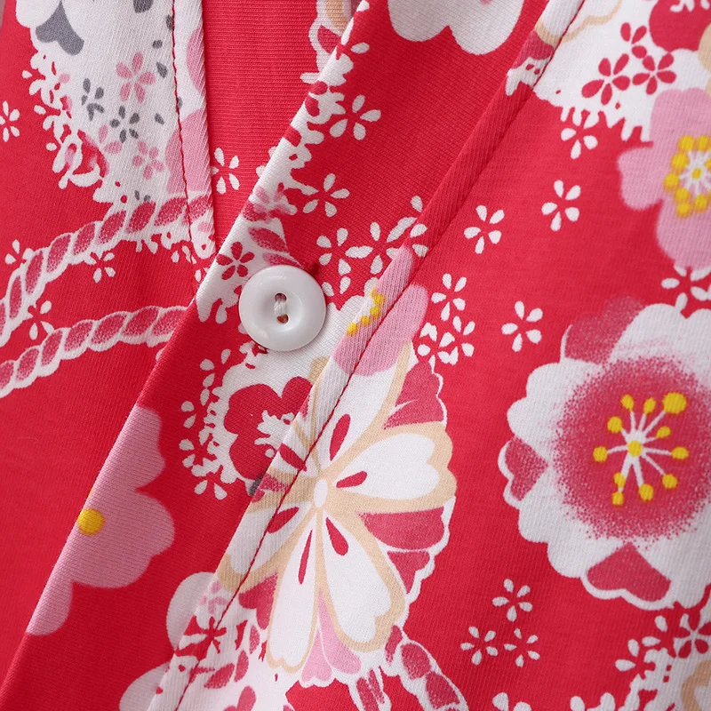 Spring And Summer Pajamas Ladies 100% Cotton Japanese Sweet Kimono Lounge Suit Sweet Two-Piece Suit Pigiama Donna Estate
Spring And Summer Pajamas Ladies 100% Cotton Japanese Sweet Kimono Lounge Suit Sweet Two-Piece Suit Pigiama Donna Estate