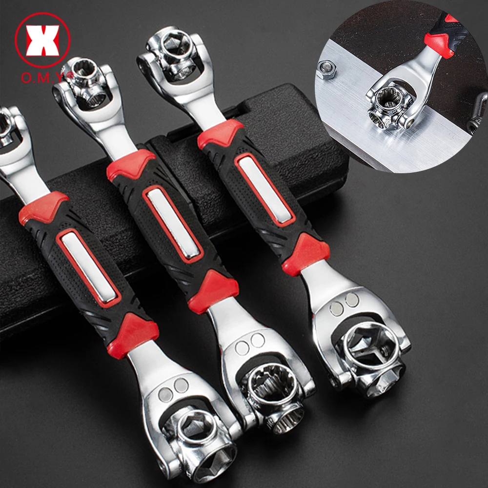 52 в 1 торцевой ключ с двойной головкой, торцевой ключ, вращающийся на 360 градусов гаечный ключ, универсальный ручной инструмент для ремонта м...
52 в 1 торцевой ключ с двойной головкой, торцевой ключ, вращающийся на 360 градусов гаечный ключ, универсальный ручной инструмент для ремонта м...