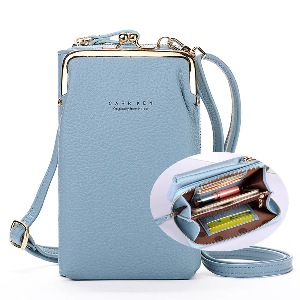 Women Phone Bag Solid Crossbody Bag Cellphone Bag Fashion Card Holder Mini Shoulder Bag For Women Wallet Messenger Bag Carry Bag
Women Phone Bag Solid Crossbody Bag Cellphone Bag Fashion Card Holder Mini Shoulder Bag For Women Wallet Messenger Bag Carry Bag