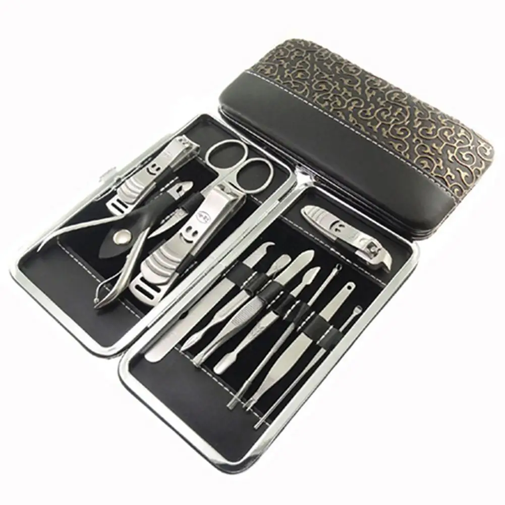 12 Pcs Manicure Set Manicure Pedicure Set Nail Clippers Scissors Grooming Kit 12 Pcs in 1 Set Multifunctional Pocket
12 Pcs Manicure Set Manicure Pedicure Set Nail Clippers Scissors Grooming Kit 12 Pcs in 1 Set Multifunctional Pocket