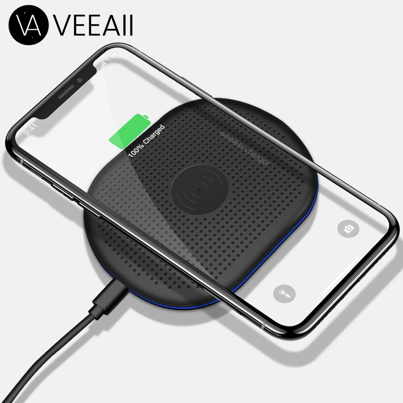 VEEAII Qi 5 Вт Беспроводное зарядное устройство для huawei P30 Pro Xiaomi note 7 8 samsung S9 iPhone 11pro XR X XS