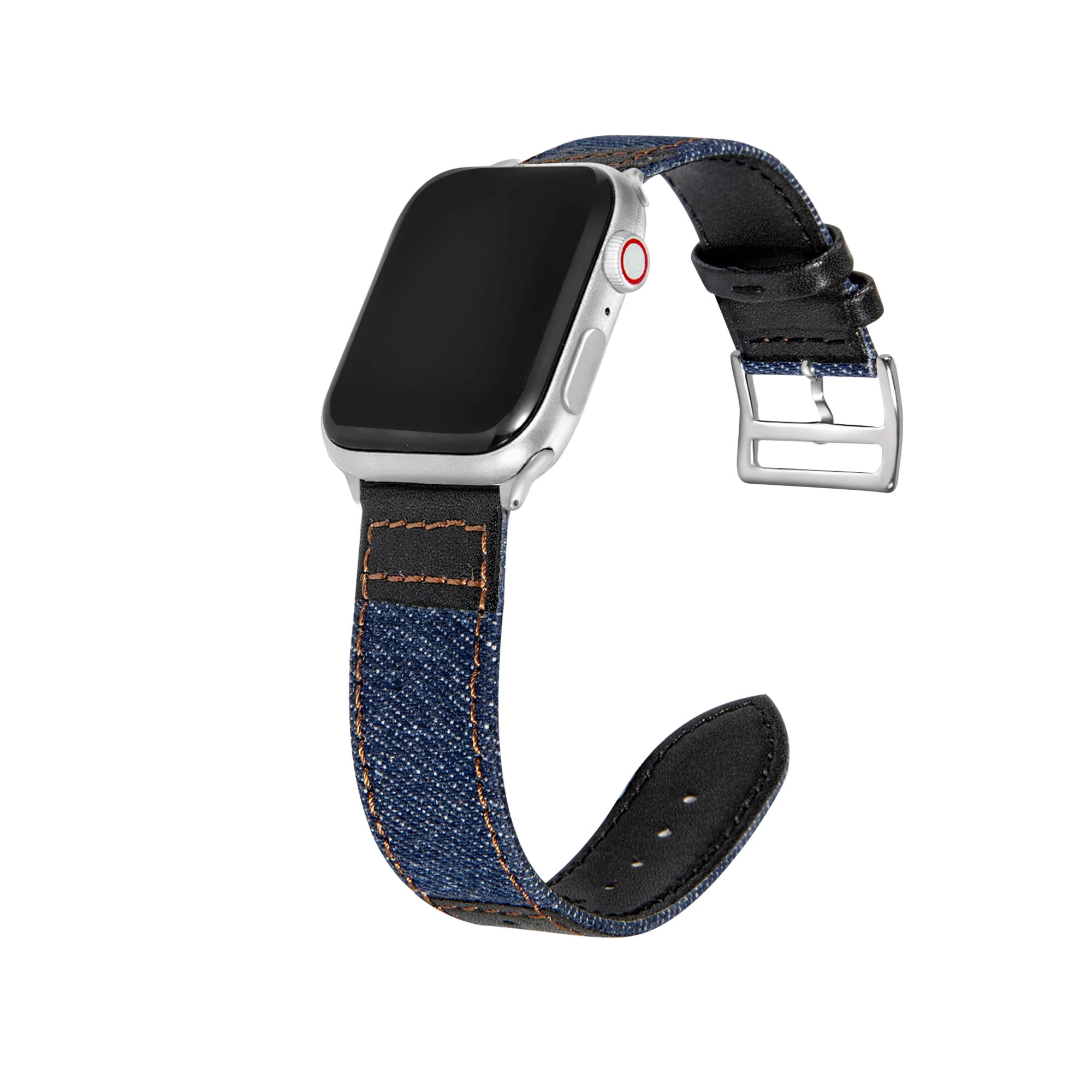 Ремешок из джинсовой кожи для apple watch band 42 мм 40 кожаный браслет iwatch 38 44 series 4 3 2 1 |