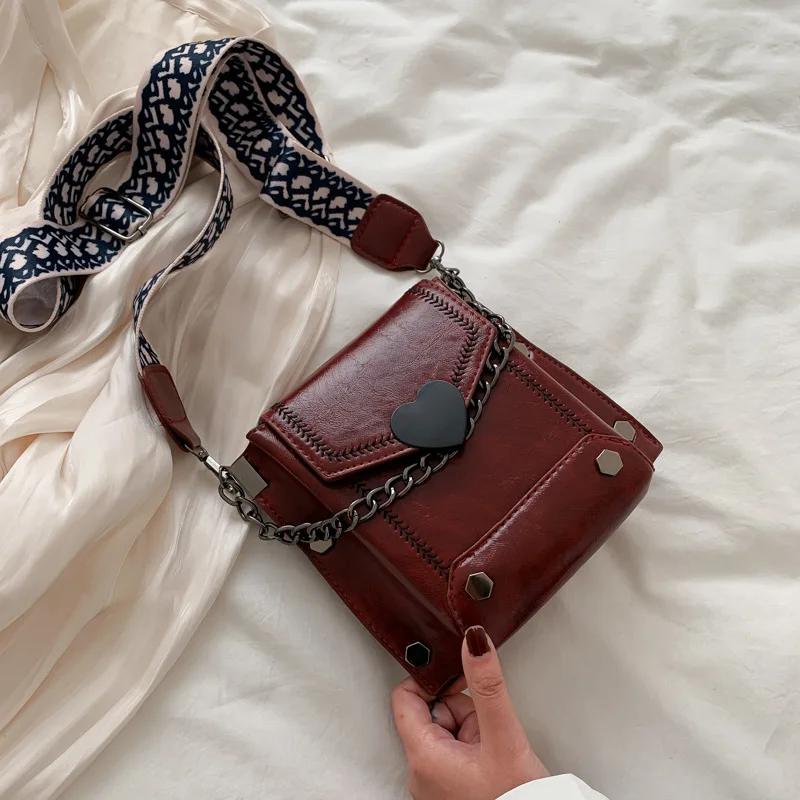 New Small Bag Women 2020 Flap New Shoulder Bag Cute and Fashion Handbags Vintage Broadband Messenger Bag Tote Bag
New Small Bag Women 2020 Flap New Shoulder Bag Cute and Fashion Handbags Vintage Broadband Messenger Bag Tote Bag