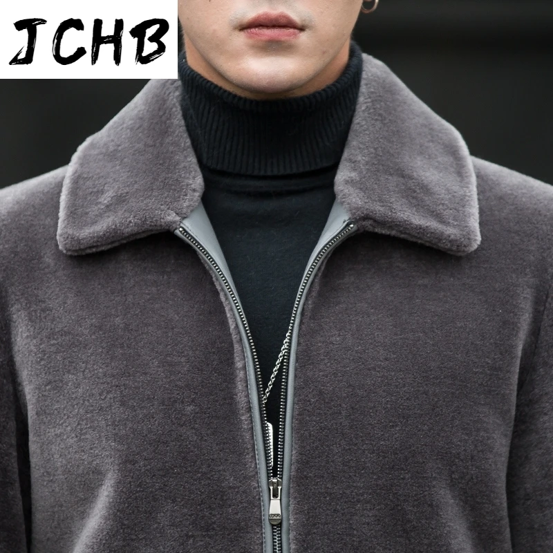 Winter JCHB Real Fur Coat Men Parka Short Zipper Male Sheep Shearing Coat Outwear Men's Wool Coats Plus Size AW9936 LX2407
Winter JCHB Real Fur Coat Men Parka Short Zipper Male Sheep Shearing Coat Outwear Men's Wool Coats Plus Size AW9936 LX2407