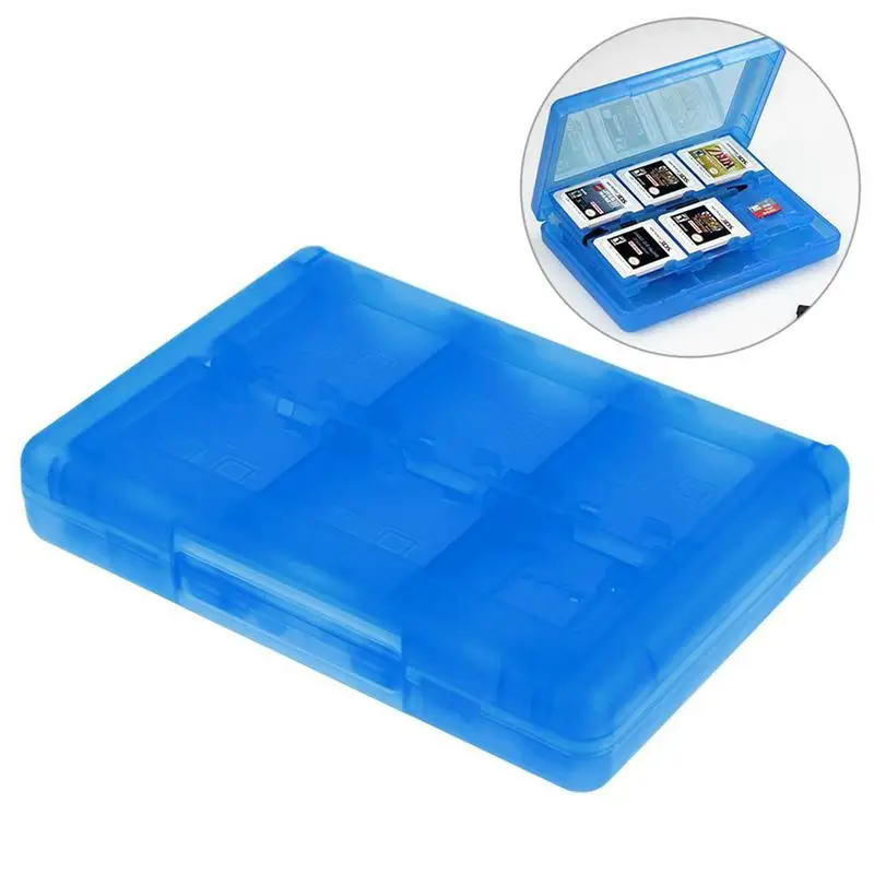 Игровой Чехол для карт 28 в 1 картридж Nintendo DS 3DS XL LL DSi MT New синий|Сумки| |
