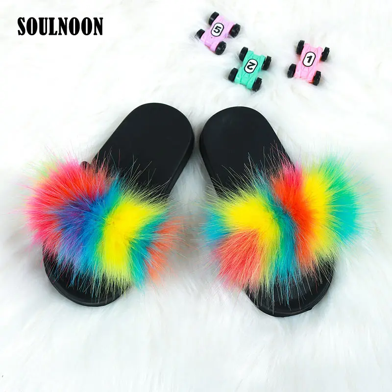 Fur Slides Kids Faux Fur Slippers Children Fluffy Home Slippers Flat Indoor Shoes Girls Flip Flops Plush Cute Baby Sandals
Fur Slides Kids Faux Fur Slippers Children Fluffy Home Slippers Flat Indoor Shoes Girls Flip Flops Plush Cute Baby Sandals