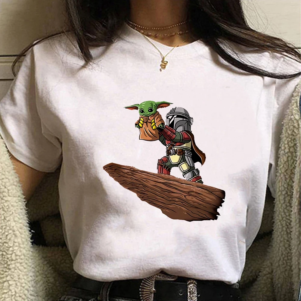 Baby Yoda Disney Woman T-Shirts Women's T-Shirt Bebe Yoda Fashion Mandalorian Summer Tee Shirt Vogue Clothing Harajuku Tshirt
Baby Yoda Disney Woman T-Shirts Women's T-Shirt Bebe Yoda Fashion Mandalorian Summer Tee Shirt Vogue Clothing Harajuku Tshirt