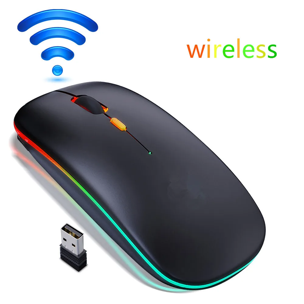 Wireless Mouse Bluetooth USB RGB Rechargeable Mouse Wireless Computer Silent Mause LED Backlit Ergonomic Gaming Mouse For Laptop
Wireless Mouse Bluetooth USB RGB Rechargeable Mouse Wireless Computer Silent Mause LED Backlit Ergonomic Gaming Mouse For Laptop