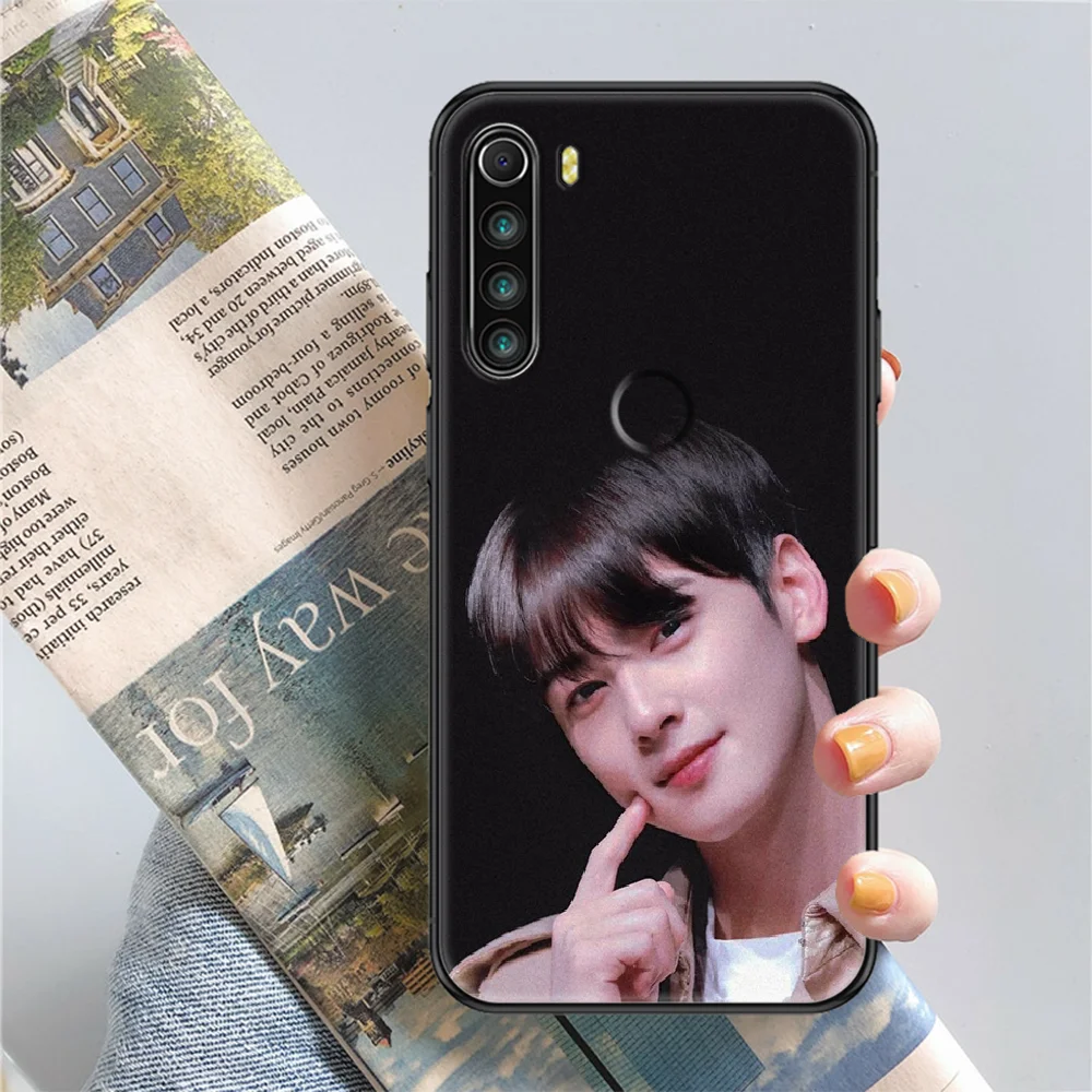 Певица ча EunWoo чехол для телефона Xiaomi Redmi Note 7 7A 8 8T 9 9A 9S 10 K30 Pro Ultra black-арта