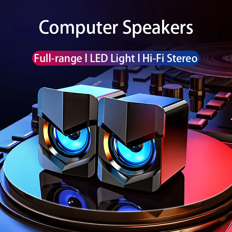 2021 LED Computer Speakers AUX Speaker Caixa De Som Altavoces for Desktop Alto-falantes Haut-parleurs Cassa Coluna boombox sonos
2021 LED Computer Speakers AUX Speaker Caixa De Som Altavoces for Desktop Alto-falantes Haut-parleurs Cassa Coluna boombox sonos