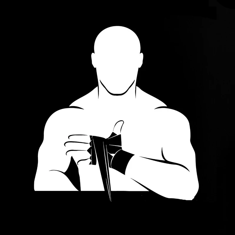 13.6CMX14.5CM Fashion Boxing Martial Arts Sports Black/Silver Car Stickers Vinyl
13.6CMX14.5CM Fashion Boxing Martial Arts Sports Black/Silver Car Stickers Vinyl