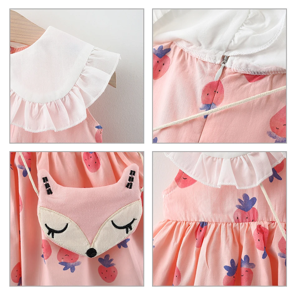 Baby Girls Dress 2021 Summer Princess Dresses Children's Clothing Infant Cute Dress With Bag/Hat 2Pcs Girls Casual Dresses 6M-4T
Baby Girls Dress 2021 Summer Princess Dresses Children's Clothing Infant Cute Dress With Bag/Hat 2Pcs Girls Casual Dresses 6M-4T