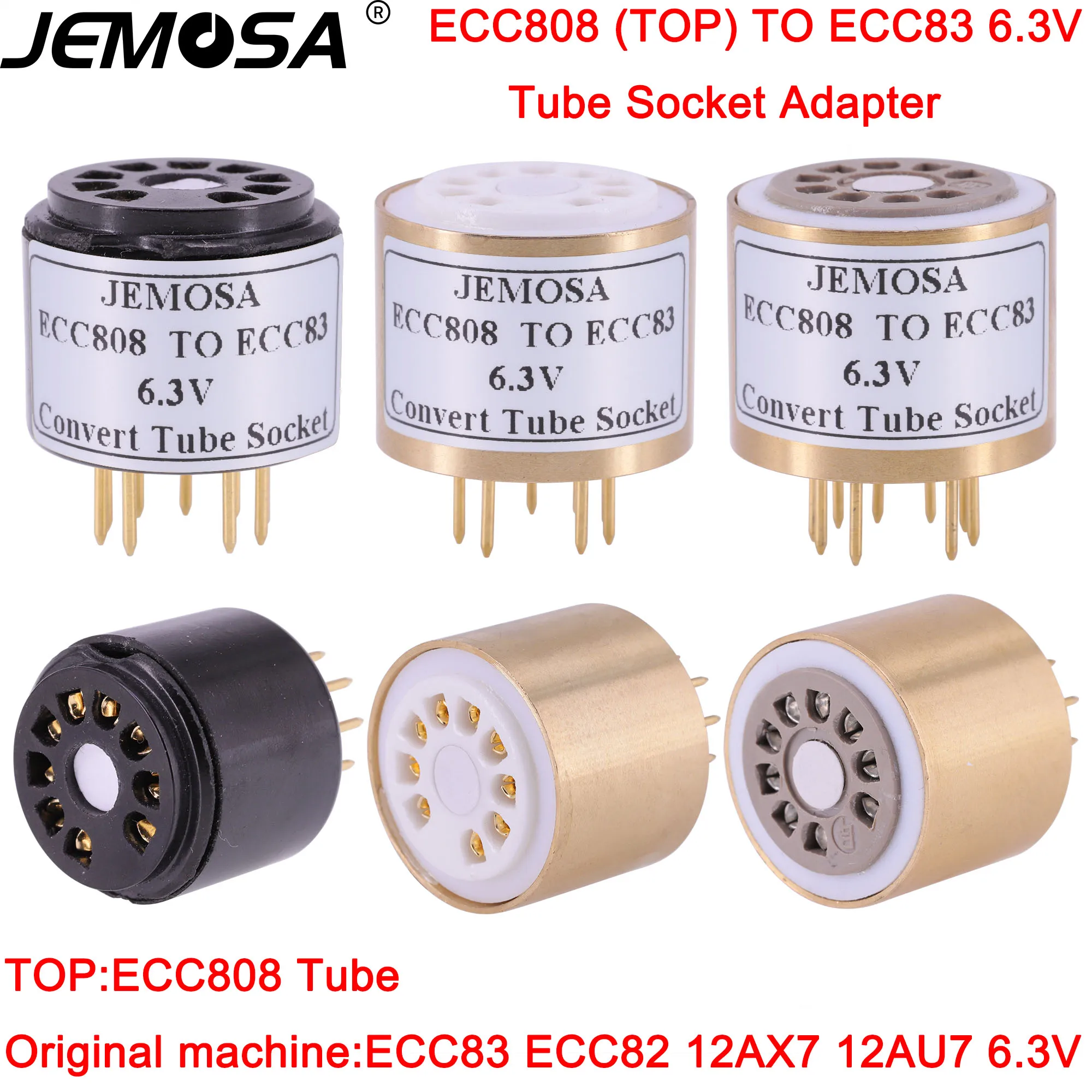1 шт. ECC808 на ECC83 ECC82 12AX7 12AU7 6 3 В трубка (нижняя) DIY аудио усилитель вакуумная