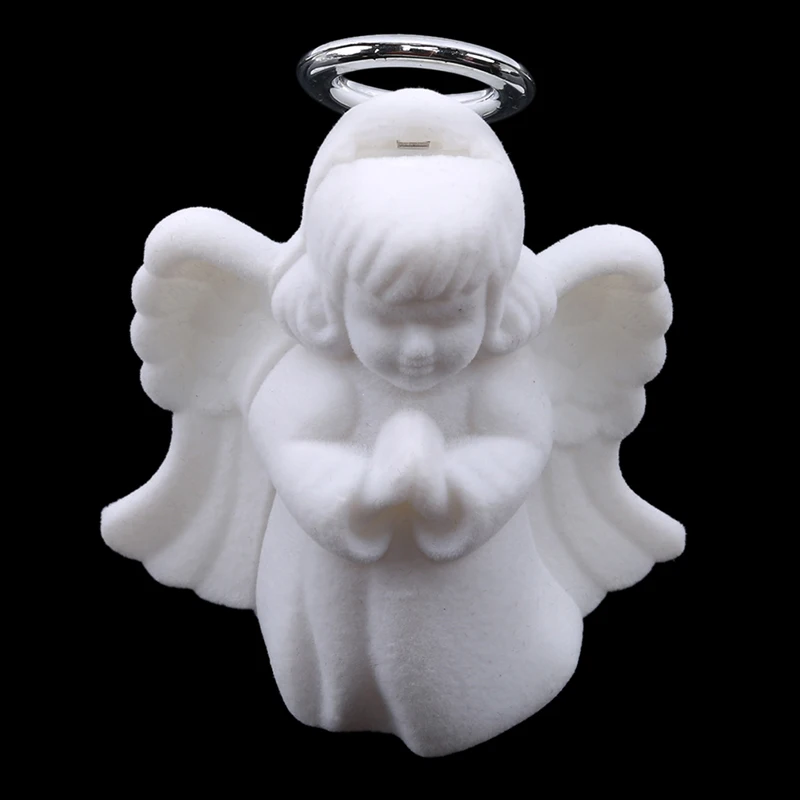 Flannel White Jewelry Box Luxury Angel Jewelry Rings Necklace Display Box Gift Container Case Packaging 
Flannel White Jewelry Box Luxury Angel Jewelry Rings Necklace Display Box Gift Container Case Packaging