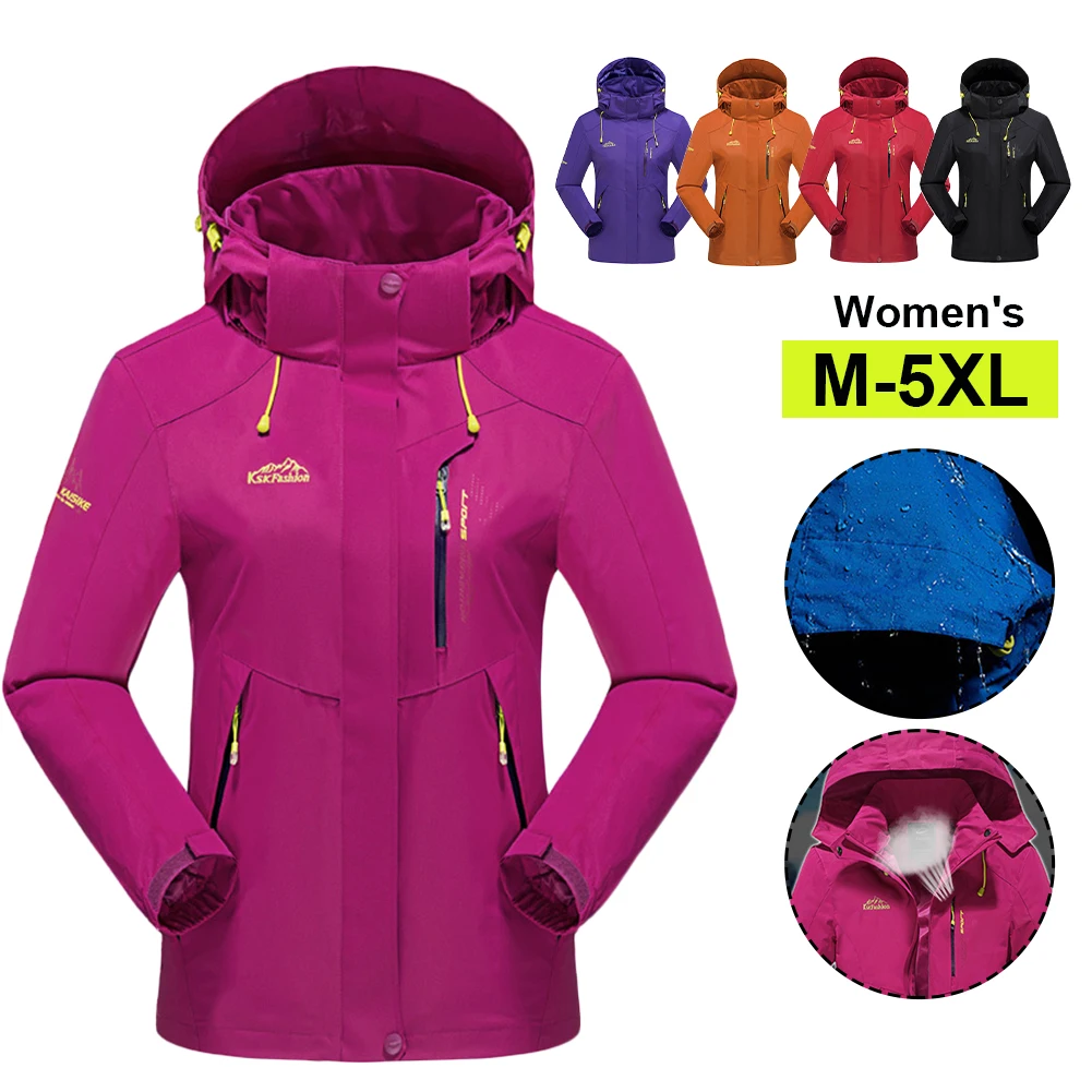 Camping Hiking Jacket Women Outdoor Sports Hooded Windbreaker Zipper Waterproof Windproof Backpacking Trekking Skiing Rain Coat
Camping Hiking Jacket Women Outdoor Sports Hooded Windbreaker Zipper Waterproof Windproof Backpacking Trekking Skiing Rain Coat