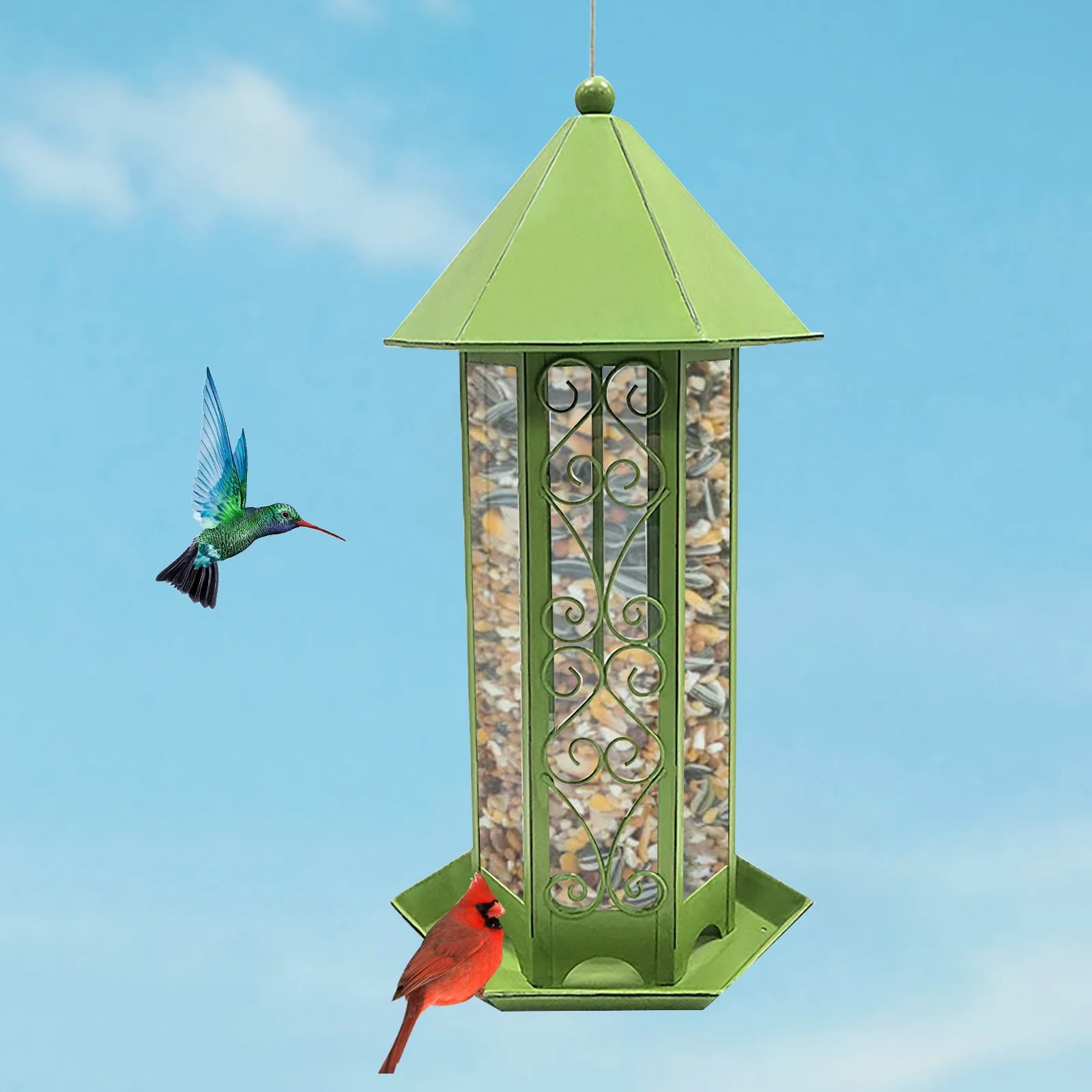 Hummingbird Feeders For Outdoors Wild Bird Hanging Feeder Feeders Metal Hummingbird Feeder Wild Birds Feeding Station Tool
Hummingbird Feeders For Outdoors Wild Bird Hanging Feeder Feeders Metal Hummingbird Feeder Wild Birds Feeding Station Tool