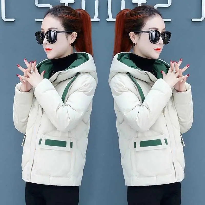 2020 New Winter Jacket Women Parkas Hooded Thick Down Cotton Padded Parka Female Short Pocket Fashion Coat Slim Warm Outwear
2020 New Winter Jacket Women Parkas Hooded Thick Down Cotton Padded Parka Female Short Pocket Fashion Coat Slim Warm Outwear