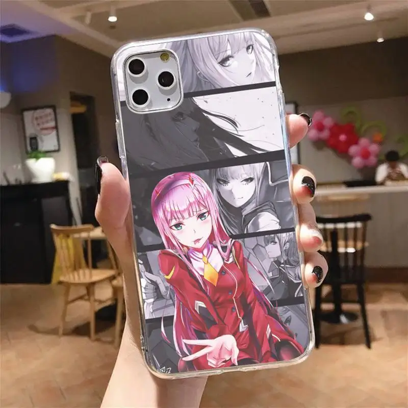 Zero Two Darling in the FranXX Anime Phone Case Transparent for iPhone 6 7 8 11 12 s mini pro X XS XR MAX Plus cover funda shell
Zero Two Darling in the FranXX Anime Phone Case Transparent for iPhone 6 7 8 11 12 s mini pro X XS XR MAX Plus cover funda shell