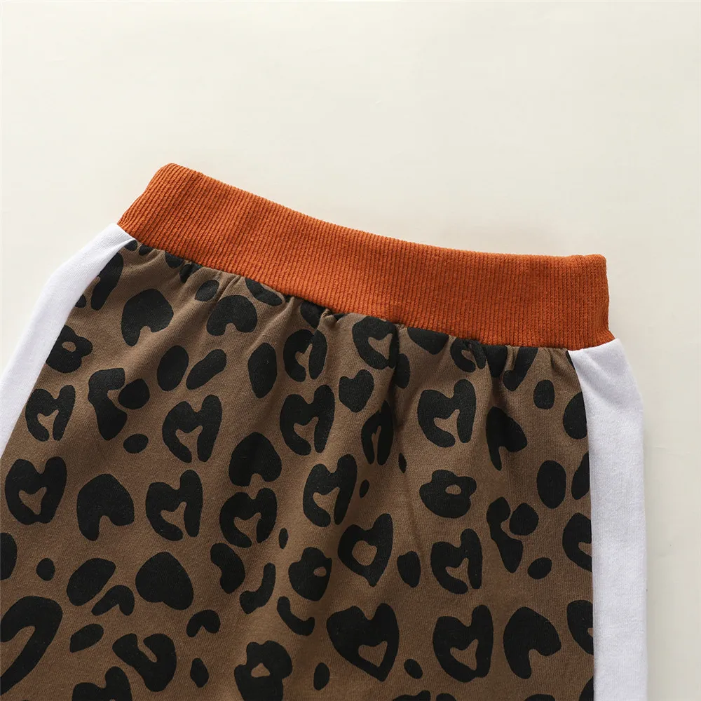 Autumn Winter Newborn Leopard Clothes Set Long Sleeve Round Neck T Shirts Pullover Tops Trousers Casual Style 2Pcs Tracksuit
Autumn Winter Newborn Leopard Clothes Set Long Sleeve Round Neck T Shirts Pullover Tops Trousers Casual Style 2Pcs Tracksuit