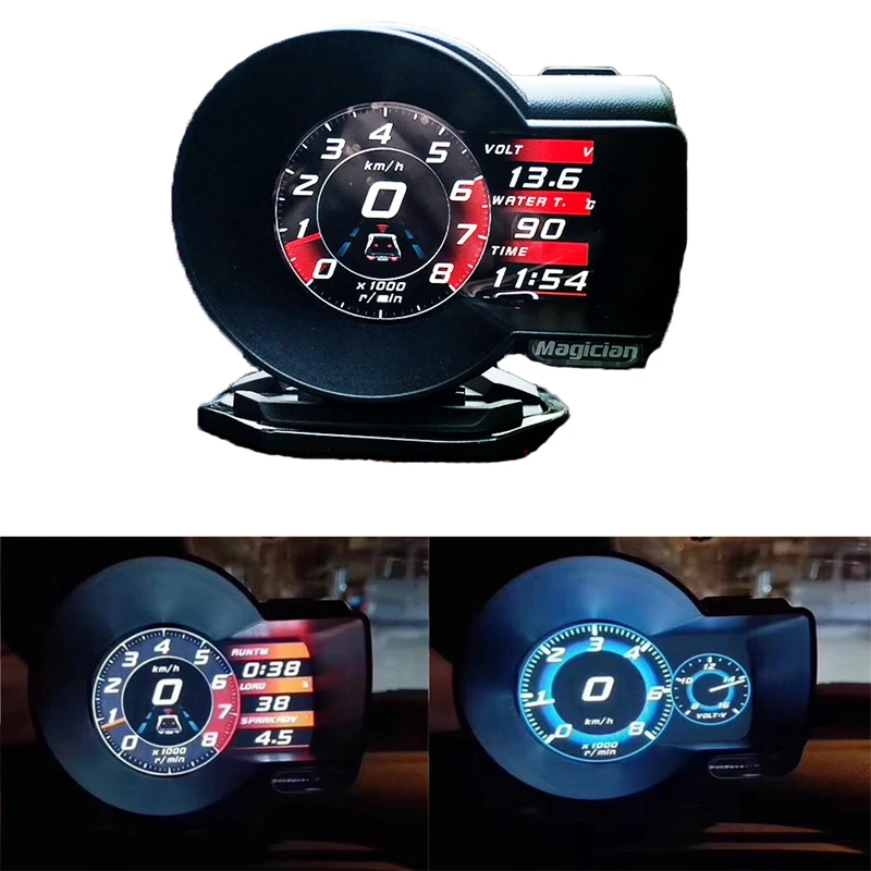 Профессиональный OBD дисплей с головкой Многофункциональный Автомобильный цифровой датчик повышения напряжения измеритель скорости темпе...
Профессиональный OBD дисплей с головкой Многофункциональный Автомобильный цифровой датчик повышения напряжения измеритель скорости темпе...